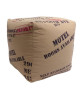 KRAFT Pouf cube en polyester et coton 37x37x37 cm beige