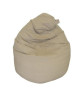 Poire pouf en coton LANA Ř75x110 cm taupe