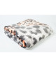 Plaid J microfibre grand luxe 150x200 cm tigre brun