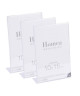 Lot de 3 portephotos a poser Homea 10x15 cm transparent