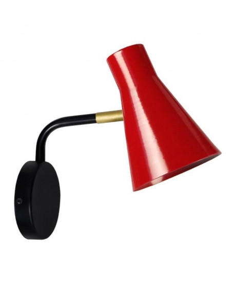 Applique Funnel  Métal rouge  E14 40W