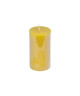 Bougie pilier parfum miel sauvage H 11 cm Jaune