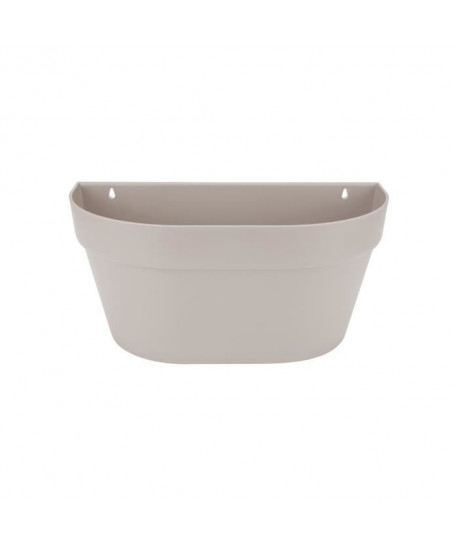 ELHO Pot de fleur mural Loft Urban  Ř 40 x H 19 cm  Gris chaud