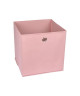 HOMEA Panier de rangement intissé 31x29x31 cm rose poudré