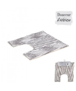 Contour de toilette 100% coton 55x50 cm Gris