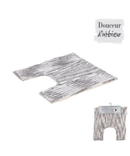 Contour de toilette 100% coton 55x50 cm Gris