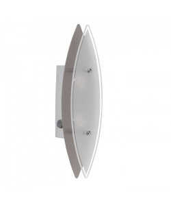 BRILLIANT Applique murale led avec interrupteur Oval  Blanc