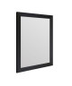 BASIC Miroir rectangulaire 40x50 cm Noir