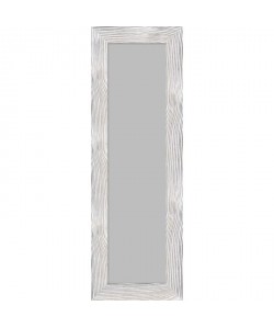 BOLOGNE Miroir MDF 55x157 cm Blanc laqué