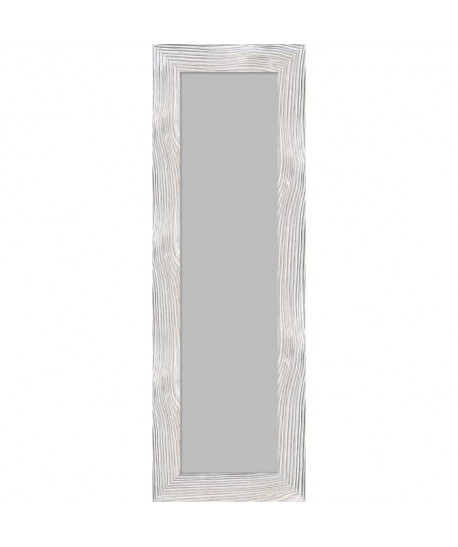 BOLOGNE Miroir MDF 55x157 cm Blanc laqué