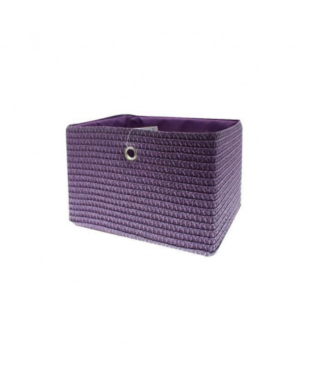 FRANDIS Panier de rangement 33x26x23 cm Violet