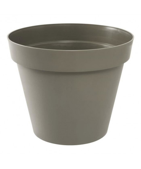 EDA Pot de fleur rond Toscane  Ř 48 x H 40 cm  43 L  Taupe