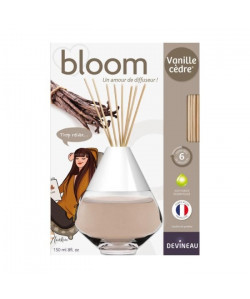 DEVINEAU Diffuseur de parfum a froid Bloom  150 ml   Vanille Cedre