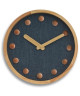 ORIUM Horloge murale Cosy silencieuse  Ř 35 cm  Cadran bleu