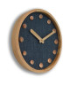 ORIUM Horloge murale Cosy silencieuse  Ř 35 cm  Cadran bleu