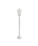 Globo Lighting Lampadaire extérieur aluminium fonte blanc  Verre translucide  IP44