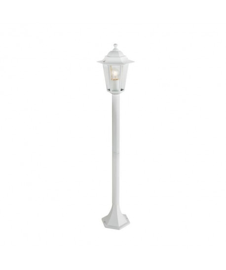 Globo Lighting Lampadaire extérieur aluminium fonte blanc  Verre translucide  IP44