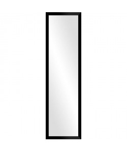 Miroir porte en plastique  35x125 cm  Noir