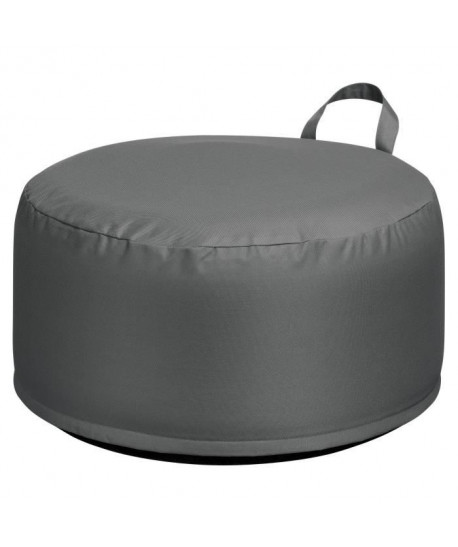 Pouf rond gonflable OUTDOOR Ř55cm gris