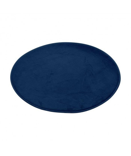 Tapis de bain rond microfibre Ř 60 cm Indigo