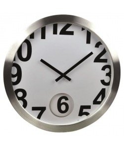 ORIUM Horloge murale oft pendulum  Ř 30 cm  Blanc