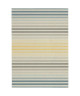 Tapis tissé plat Stripe 120x170 cm gris et jaune