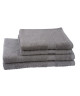 JULES CLARYSSE Lot de 2 serviettes  2 draps de bain Élégance  Gris