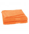 JULES CLARYSSE Lot de 2 serviettes  2 gants de toilette Viva  Orange