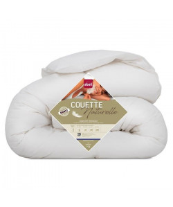 ABEIL Couette Naturelle Duvet & Plumettes 220x240 cm blanc