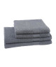 JULES CLARYSSE Lot de 2 serviettes  2 draps de bain Viva  Gris