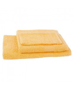 JULES CLARYSSE Lot de 1 serviette  1 drap de bain  1 gant de toilette Viva  Jaune