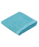 NAF NAF Serviette de toilette 100% coton Casual  50x100 cm  Bleu aiguemarine