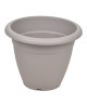 HOMEA Pot de fleur rond Ř 30cm  Taupe