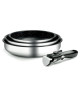 BACKEN Lot de 4 poeles en inox