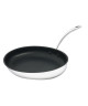 AUBECQ Poele a poisson Grand Chef 36 cm creme et noir