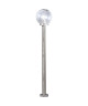 GLOBO LIGHTING Colonne extérieur inox  Verre translucide