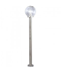 GLOBO LIGHTING Colonne extérieur inox  Verre translucide