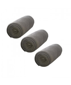 TODAY Pack de 3 Draps Housse 100% coton 90x190 cm bronze