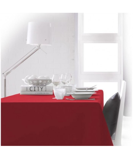 TODAY Nappe rectangulaire 150x250 cm  Rouge pomme d\'amour