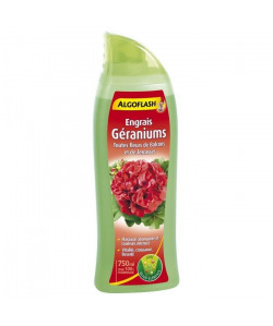 ALGOFLASH Engrais géraniums et toutes fleurs de balcon  750 ml