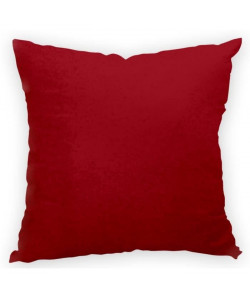 SOLEIL D\'OCRE Coussin déhoussable NORVEGE 40x40 cm  Rouge