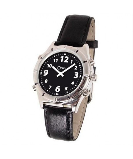 Montre parlante ORIUM Casual  Voix masculine  24 x 4 x 1 cm  Noir et blanc