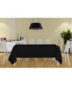 SOLEIL D\'OCRE Nappe Alix  160x270 cm  Noir