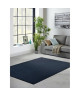 Tapis de salon design Wooly 120x170 cm bleu