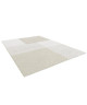 NATURAL Tapis naturel tissé plat en velours polypropylene  120x170 cm  Beige et ardoise