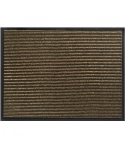 Tapis d\'entrée a motifs   40x60 cm  Style Classique  Coloris marron