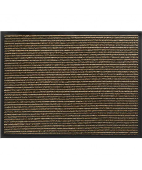 Tapis d\'entrée a motifs   40x60 cm  Style Classique  Coloris marron