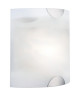 GLOBO Applique nickel L7,5 x l20 x h20 cm  Blanc