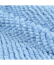 Tapis de bain  Microfibre  Bleu  50 x 80 cm