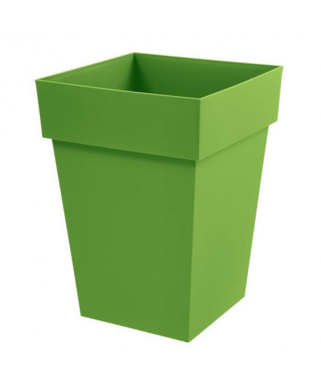 EDA PLASTIQUES Pot mi haut Toscane  39 x 39 x 53 cm  Vert matcha